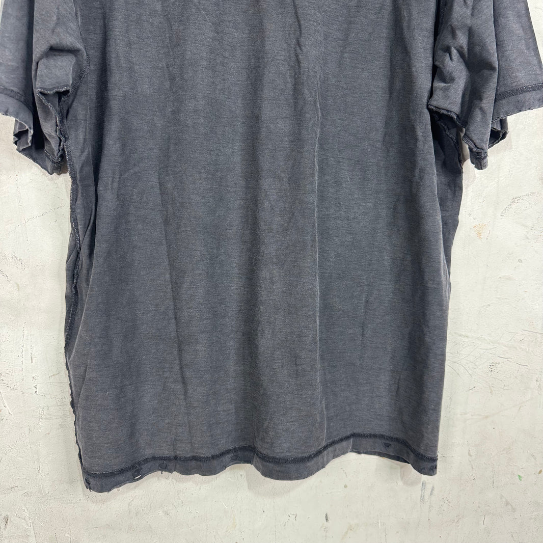 Balenciaga Inside Out Distressed Campaign T-Shirt