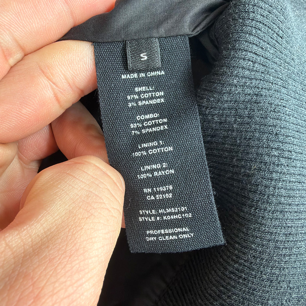 Helmut Lang Black Bomber Jacket