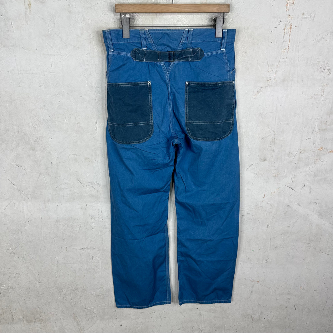 Junya Watanabe Two Tone Blue Work Pants