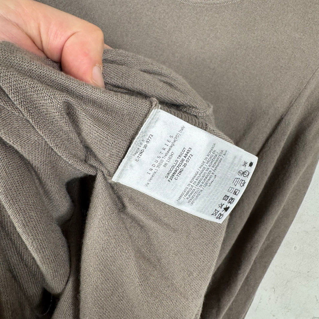 Rick Owens x Moncler Cashmere Drapefront Sweater
