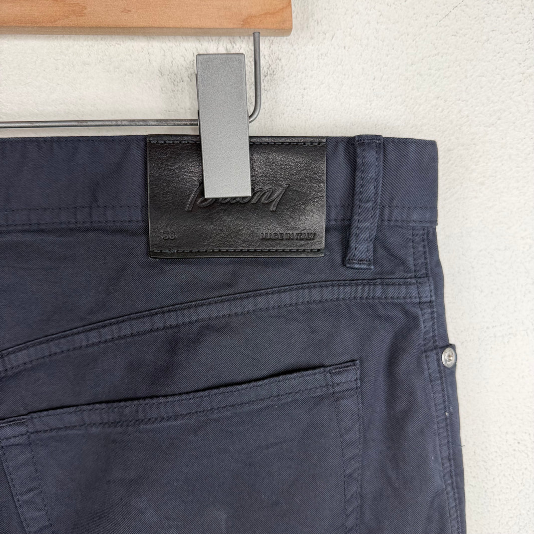 Brioni Navy 5 Pocket Pants