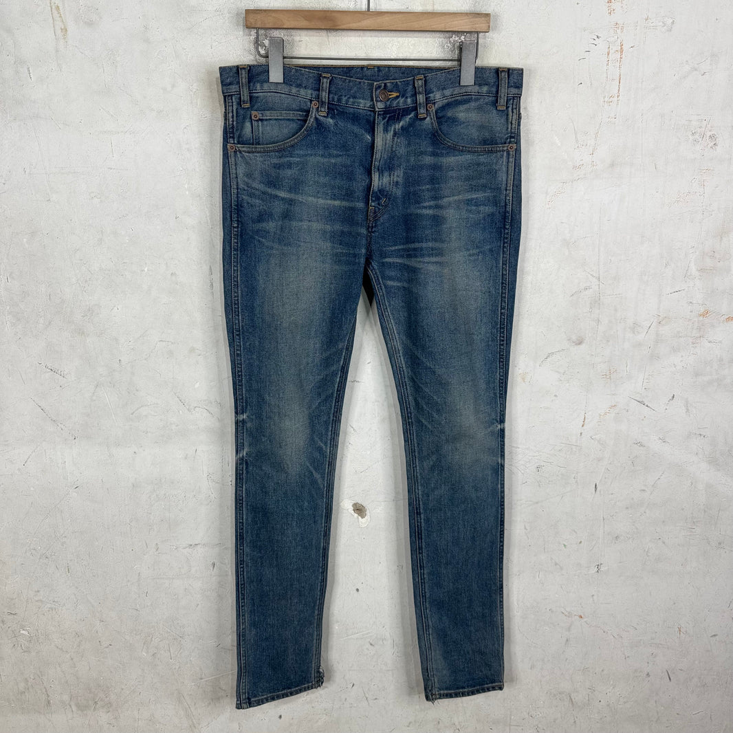 Celine Faded Blue Skinny Jeans
