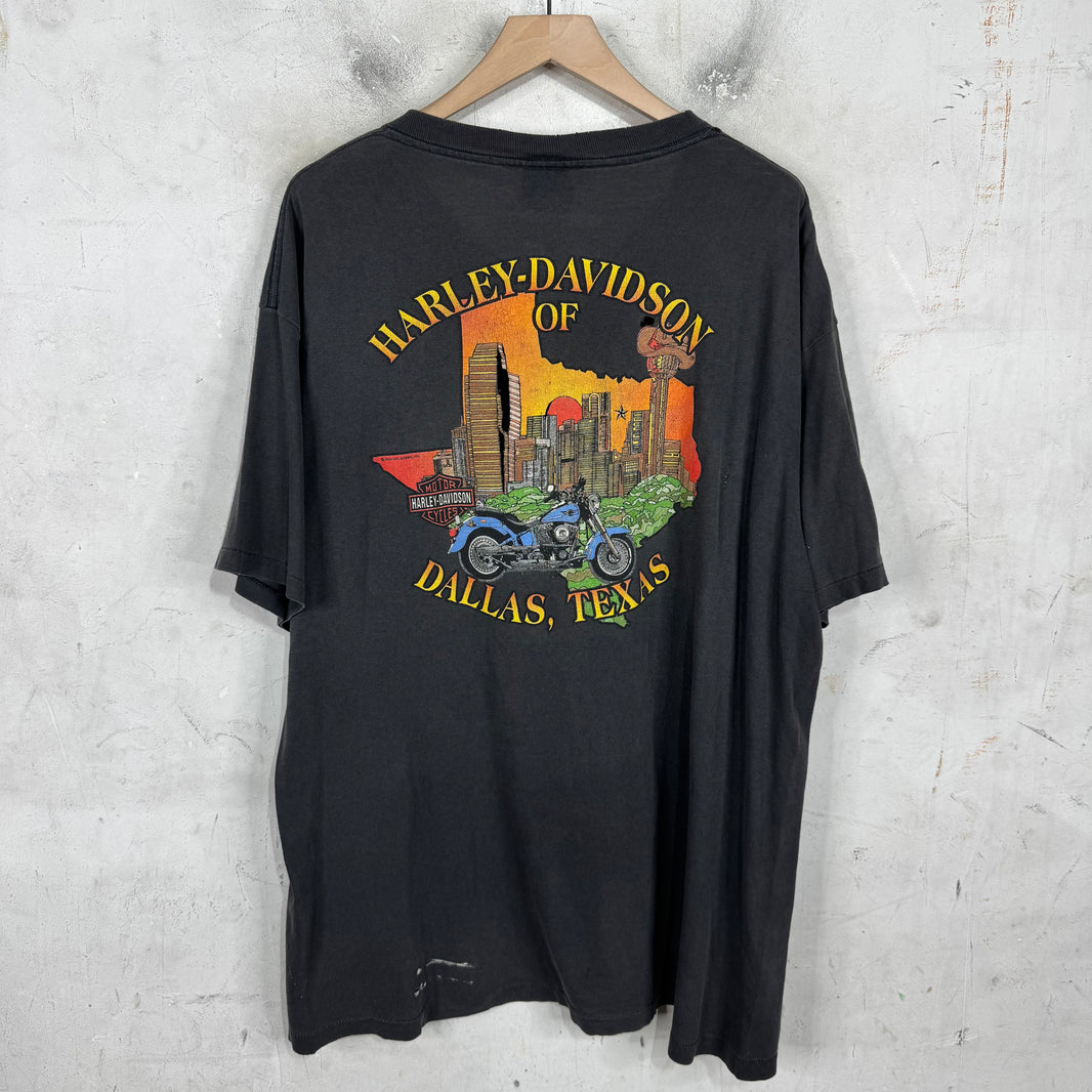 Vintage Smoked So Many Roads Harley T-Shirt