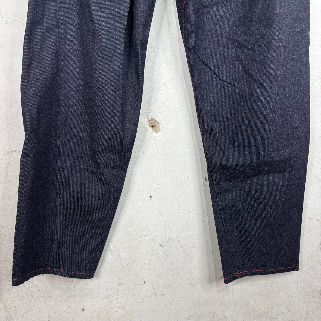 Vivienne Westwood Contrast Stitch Drunken Jeans