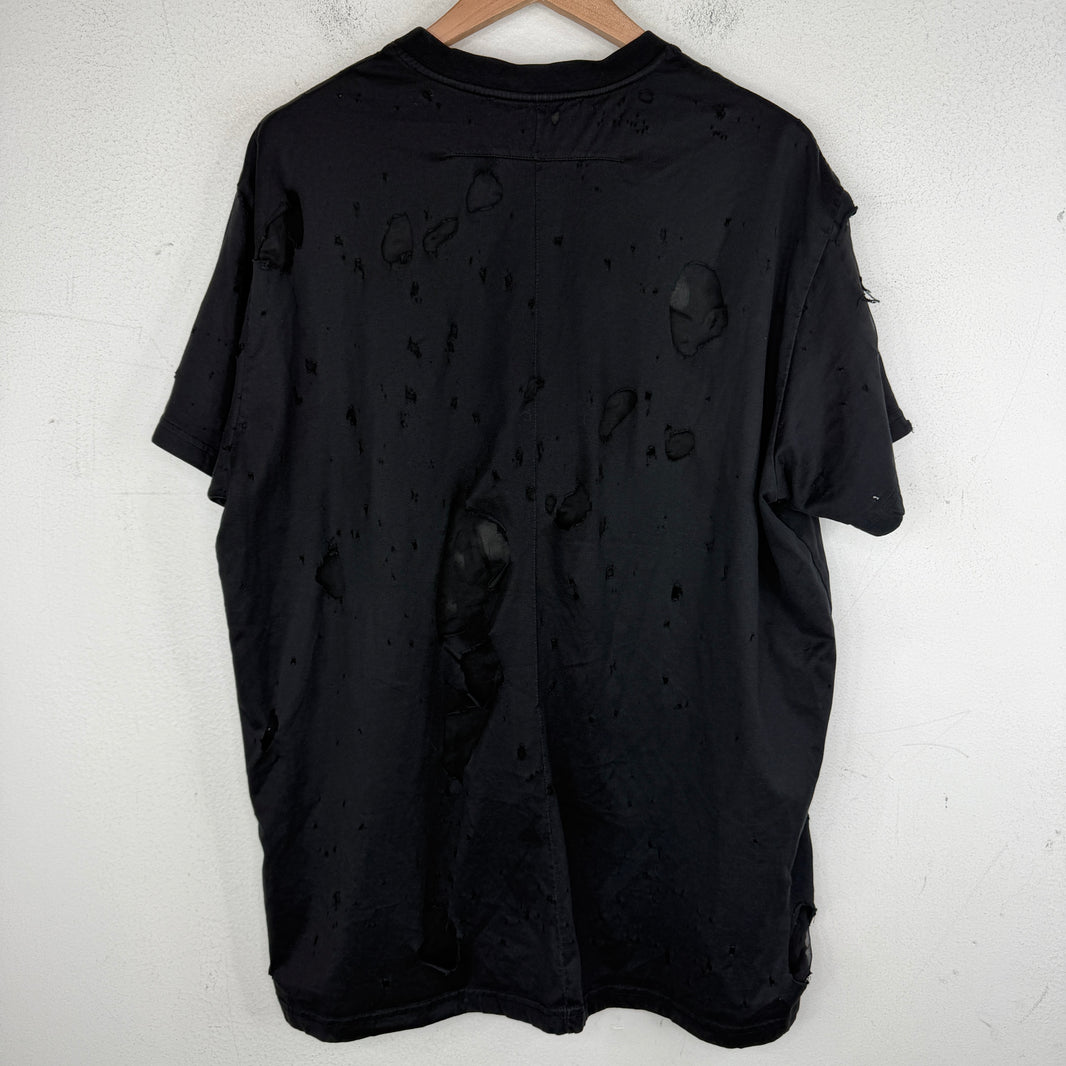 Givenchy Paris Distressed T-Shirt