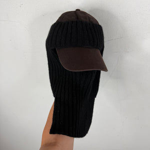 Givenchy Knitted Ski Mask Hybrid Hat
