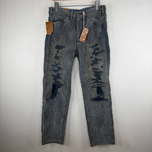RRL Distressed Repaired Corduroy Pants