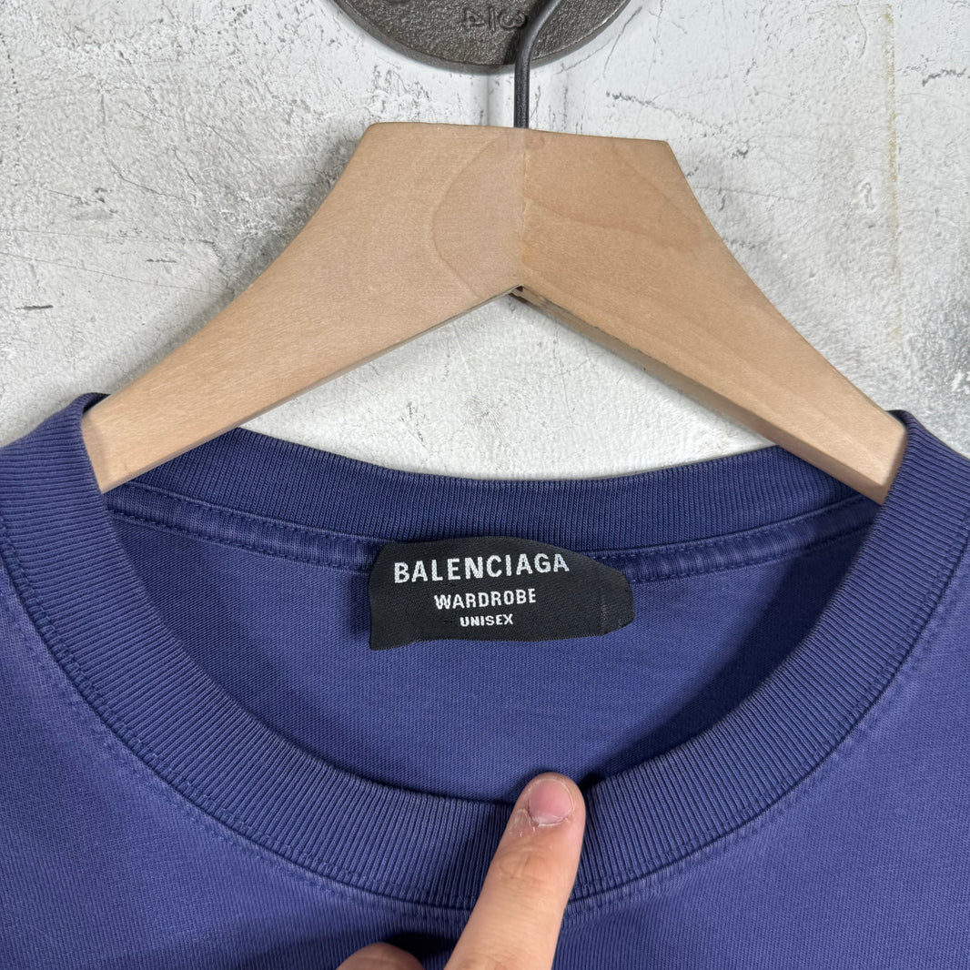 Balenciaga Free Embroidered T-Shirt