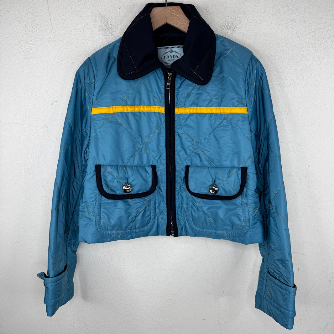 Prada Cropped Quilted Jacket