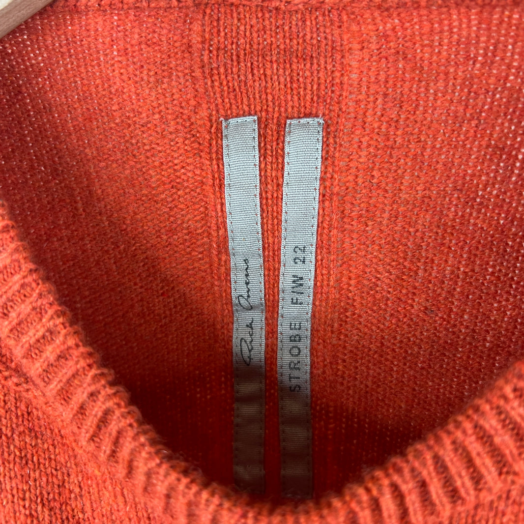 Rick Owens Orange Cashmere Sweater