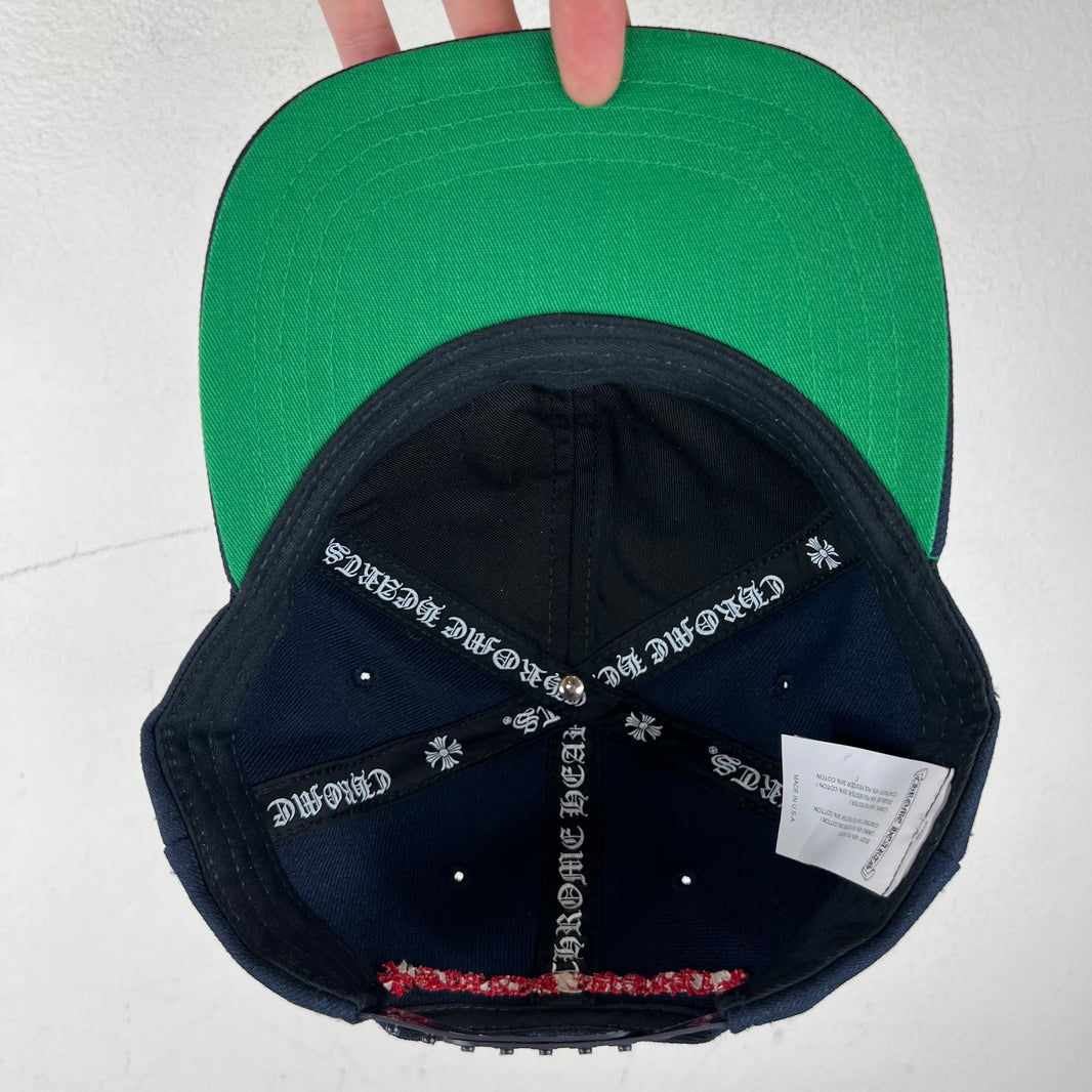 Chrome Hearts Blue/Red CH Snapback Hat