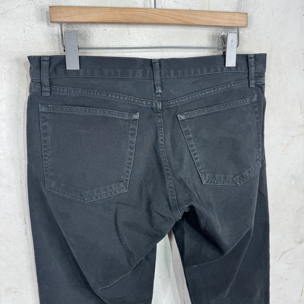 RRL Faded Black Canvas Pants