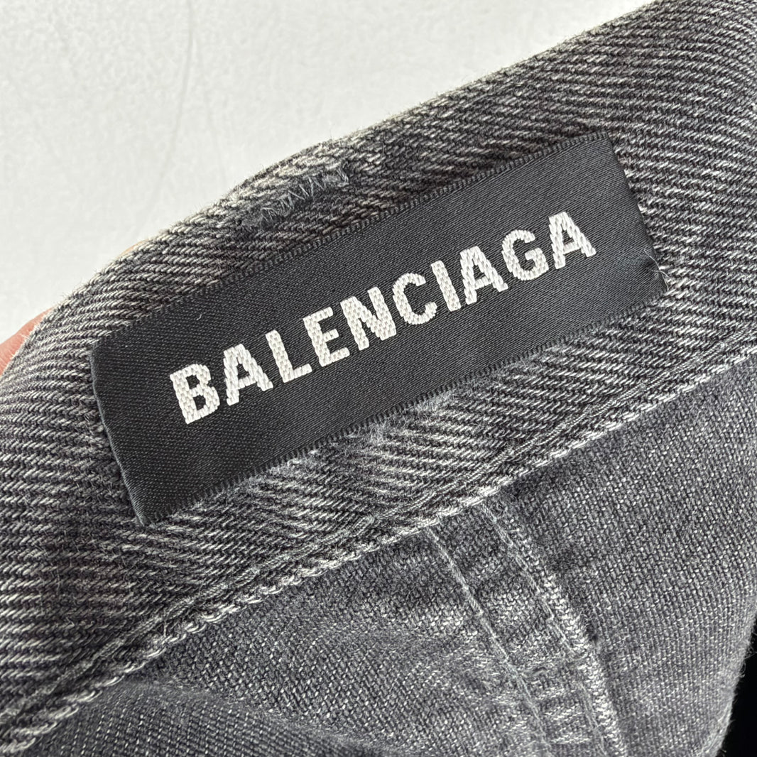 Balenciaga Convertible Denim Shorts
