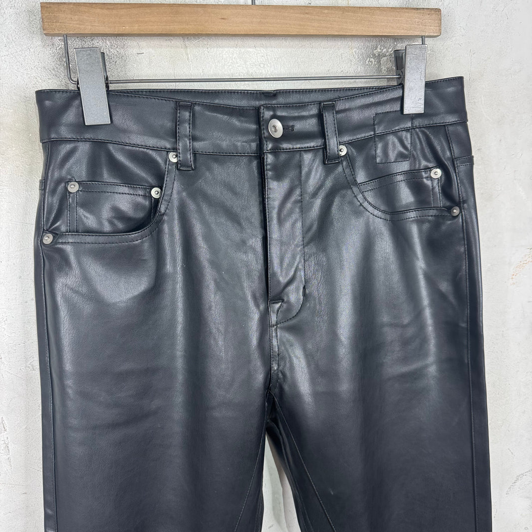 DRKSHDW Faux Leather Detroit Cuts