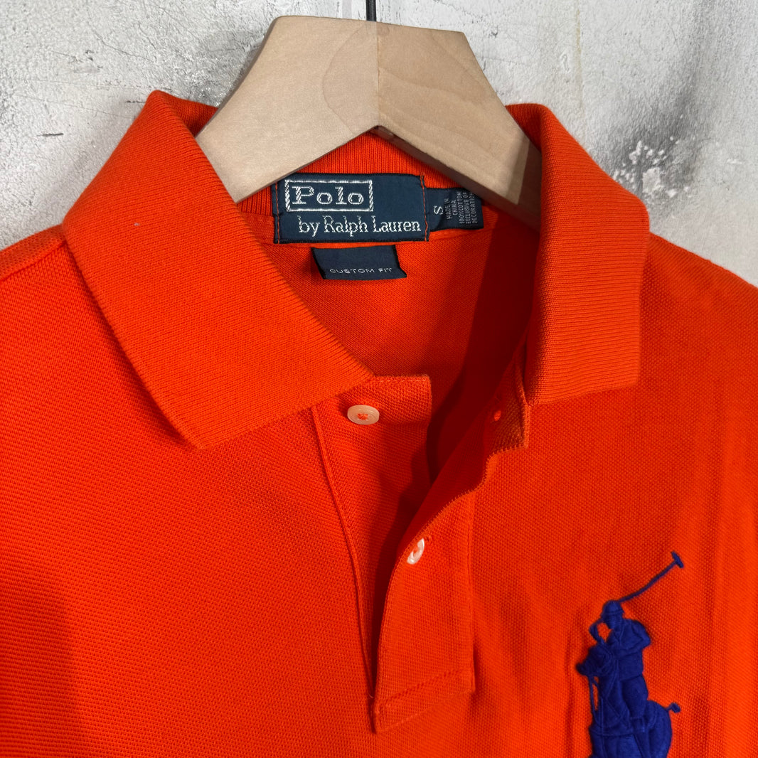 Ralph Lauren Orange/Blue #3 Big Pony Polo