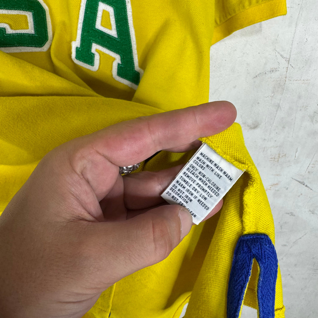 Ralph Lauren Yellow USA Arc Pony Polo