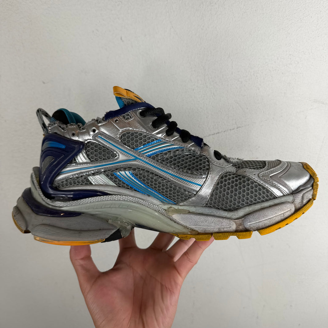 Balenciaga Orange/Blue Runner Sneakers