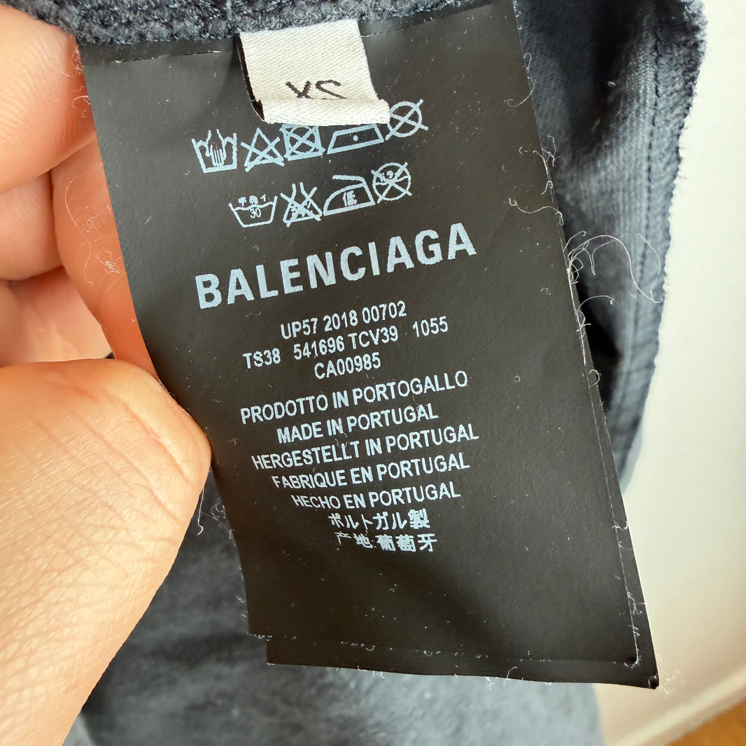 Balenciaga Pride Double Layer 1/4 Zip Up Pullover Sweater