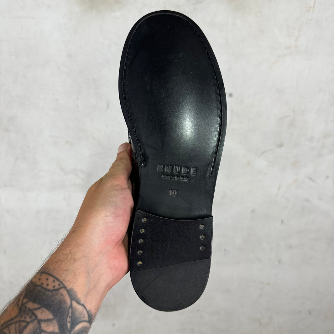 Rhude Croc Penny Loafers