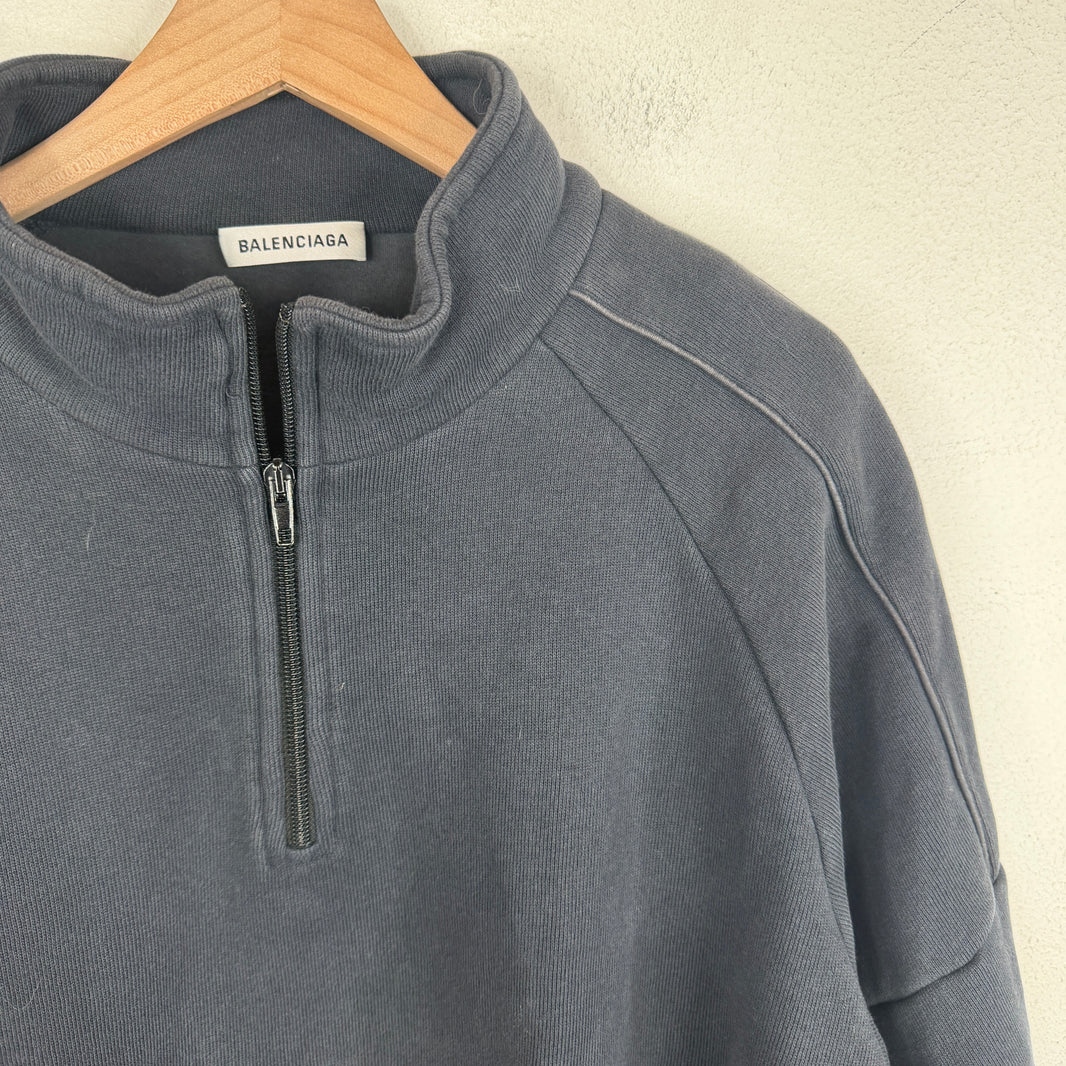 Balenciaga Pride Double Layer 1/4 Zip Up Pullover Sweater