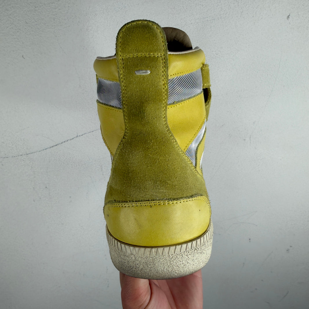 Margiela Yellow Cut-Out Sneakers