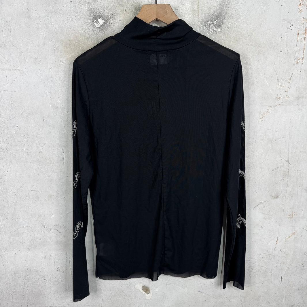 ERD Skunk Mesh Mockneck L/S Shirt