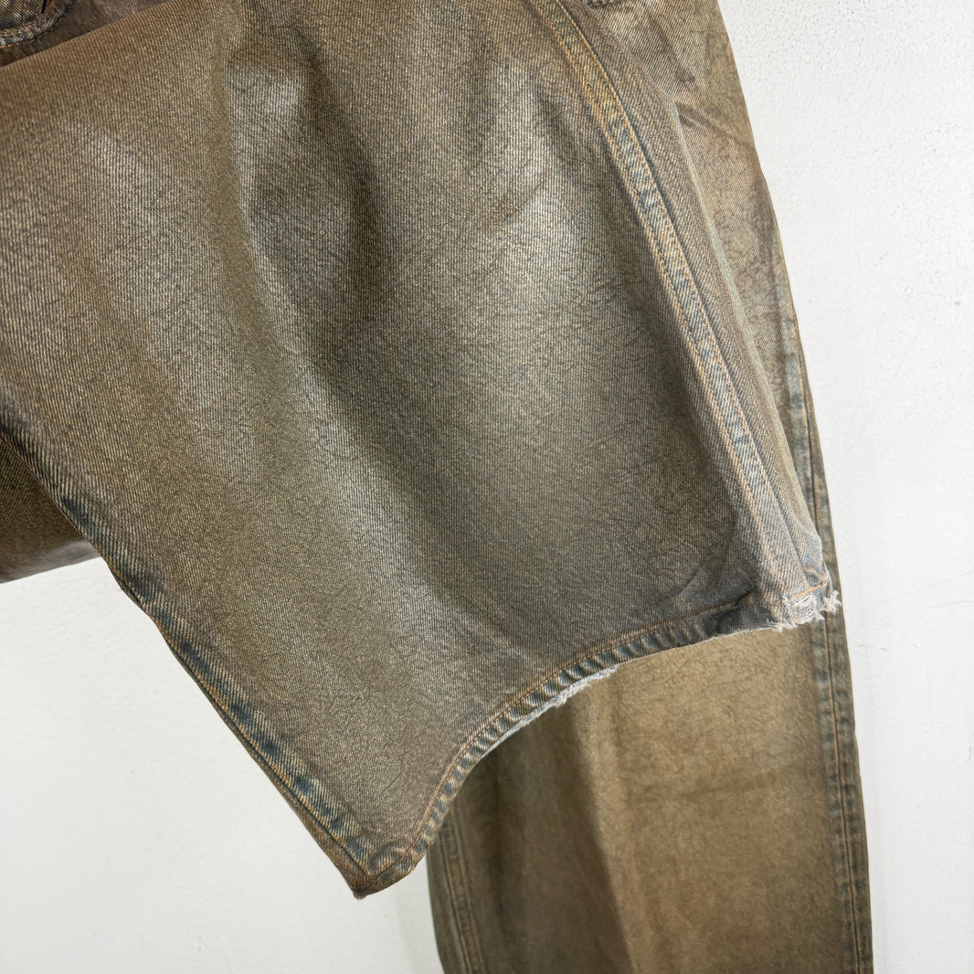 Acne Studios Baggy Waxed Denim Jeans