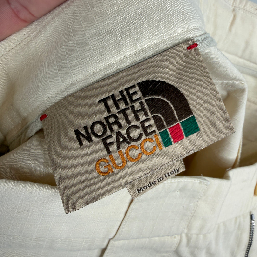 Gucci TNF Beige Cargo Shorts