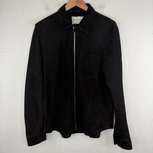 Our Legacy Leather Suede Zip Shirt