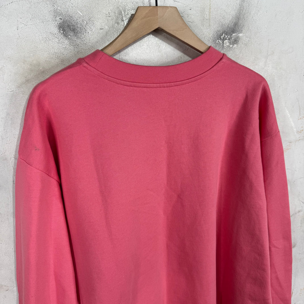 Marni Pink Logo Crewneck