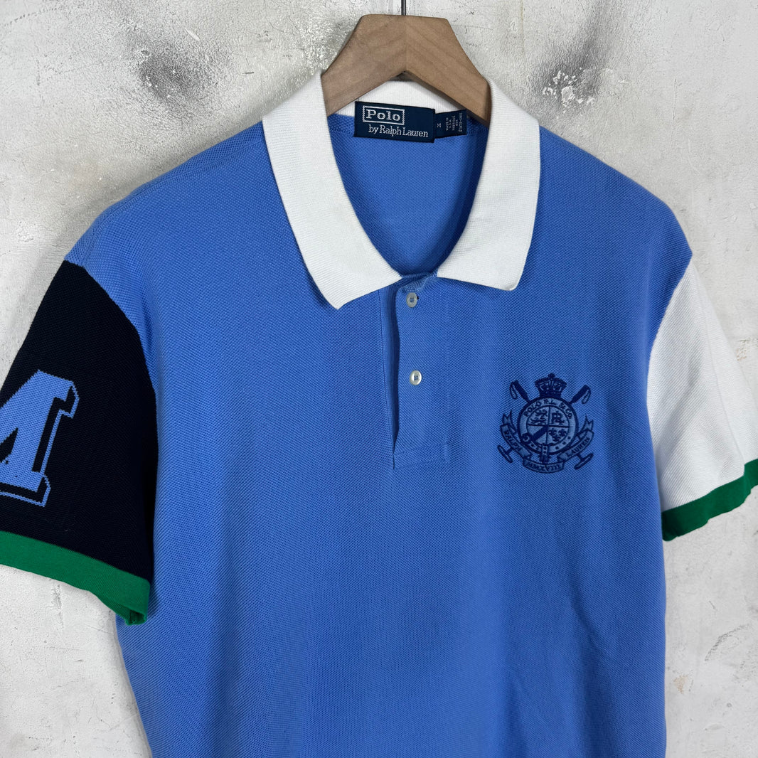 Ralph Lauren Pale Blue Crest "M" Polo