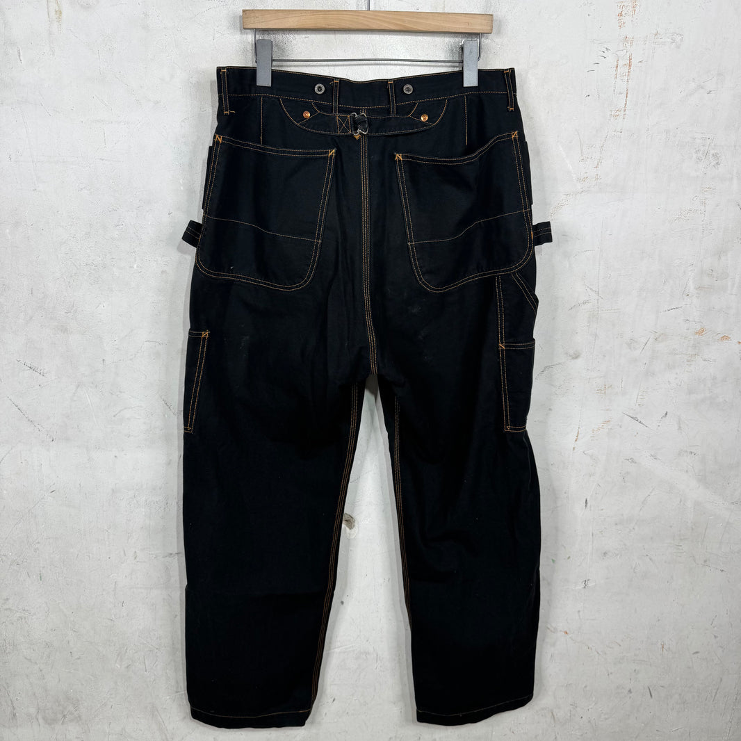 Kapital Contrast Stitched Carpenter Pants