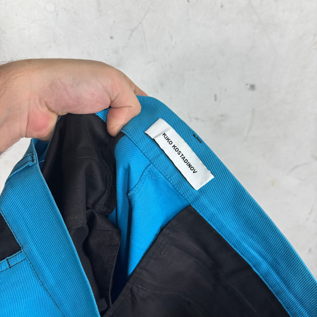 Kiko Kostadinov Blue Darted KK Trousers