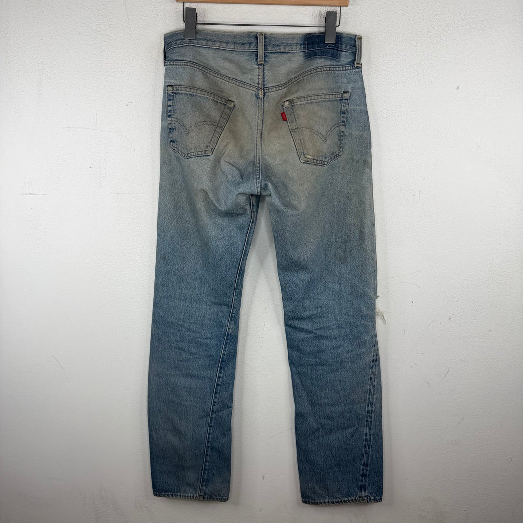 Vintage Levi's 501 Distressed Red Line Jeans