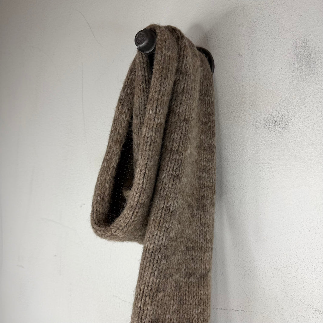 Margiela Brown Knit Scarf