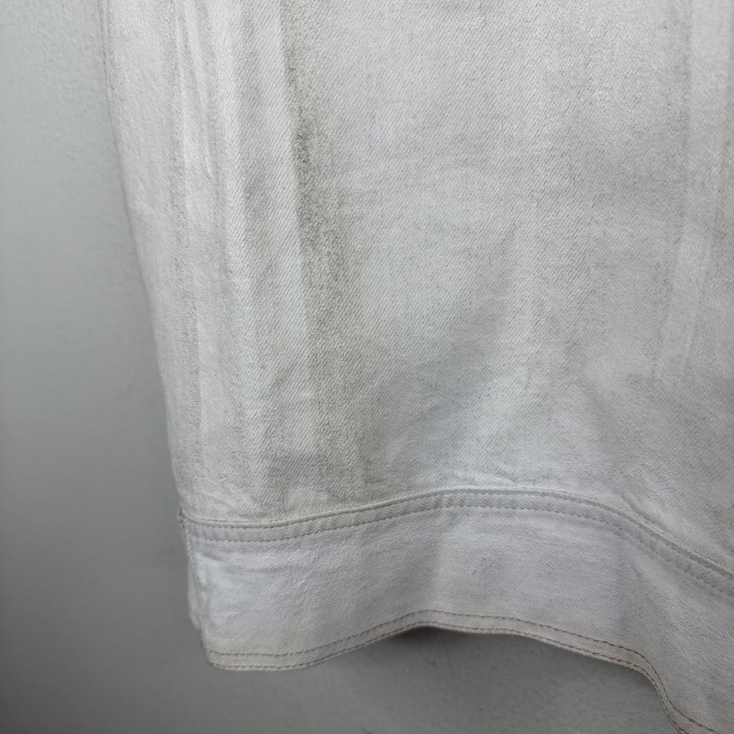 DRKSHDW White Wax Denim Vest