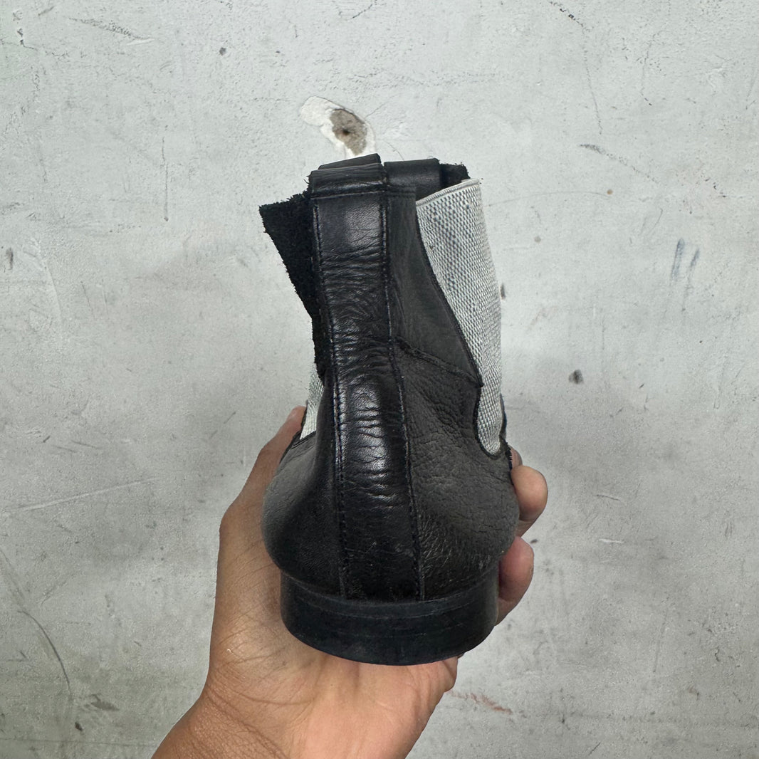 Comme Des Garçons Homme Plus Patchwork Chelsea Boots