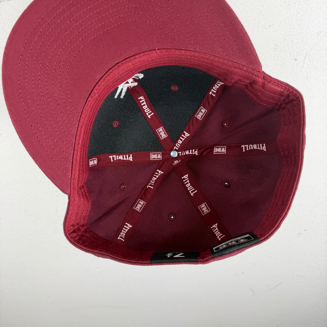 YVL Maroon Fitted Hat