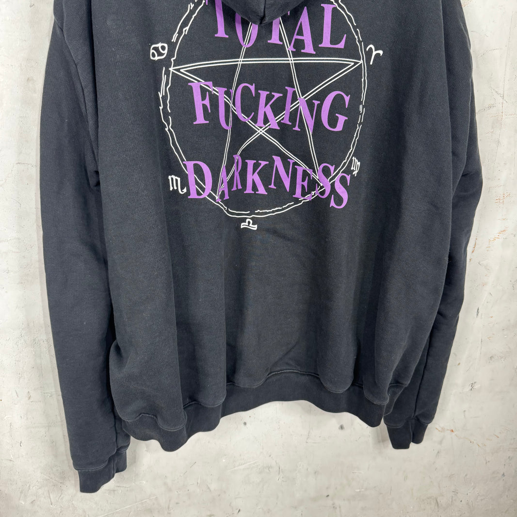 Vetements TFD Oversized Zip Up Hoodie