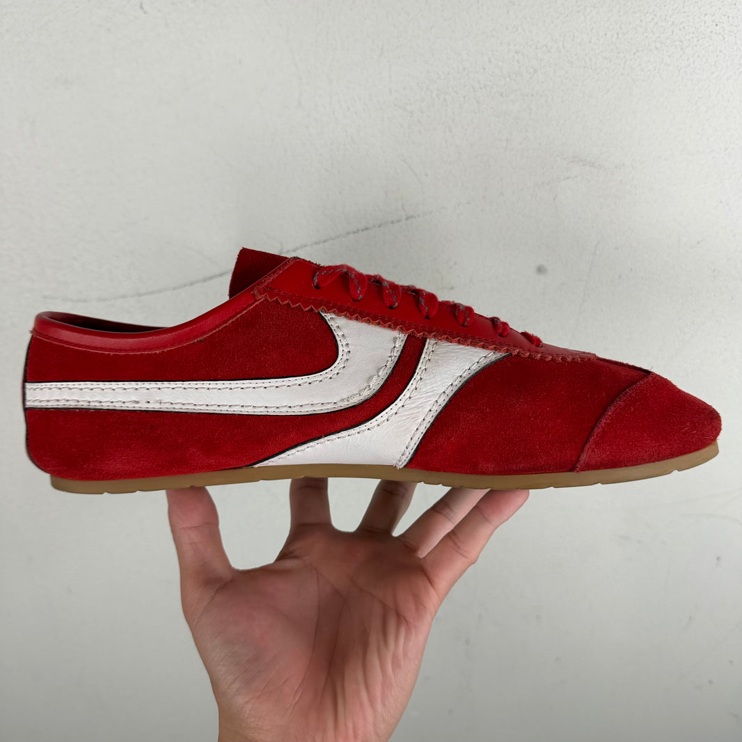 Dries Van Noten Red Sprinter Sneakers