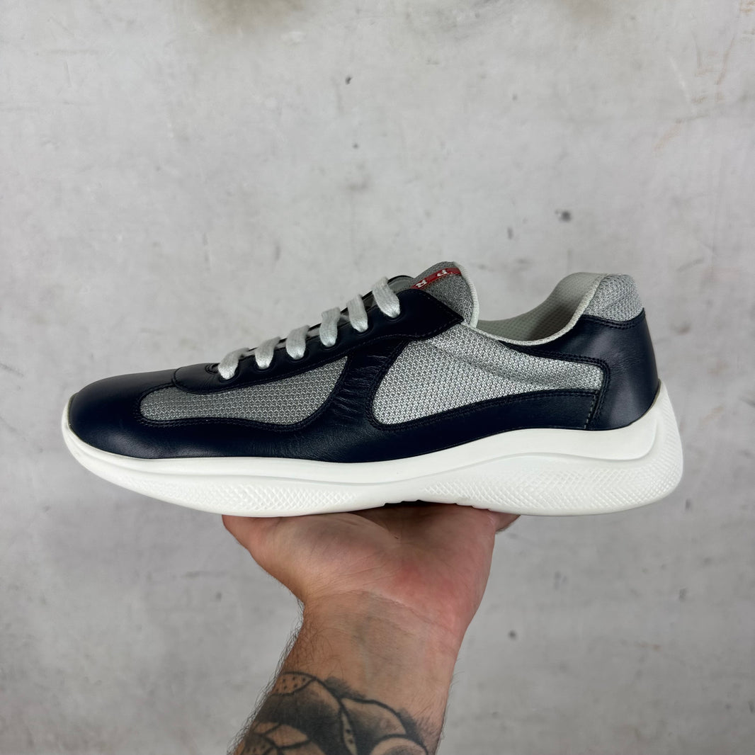 Prada Navy/Grey America Cups Low