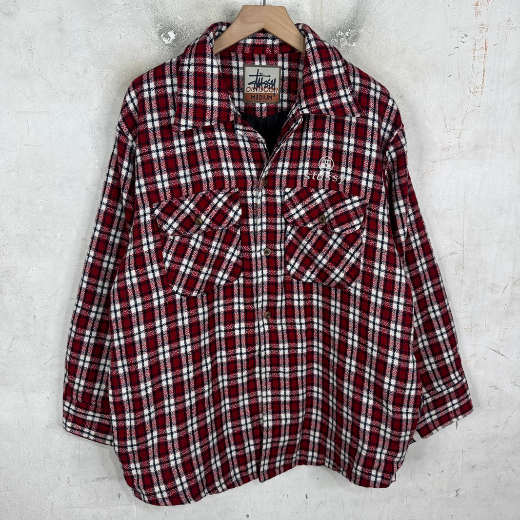 Stussy 90's Quilted Plaid Flannel