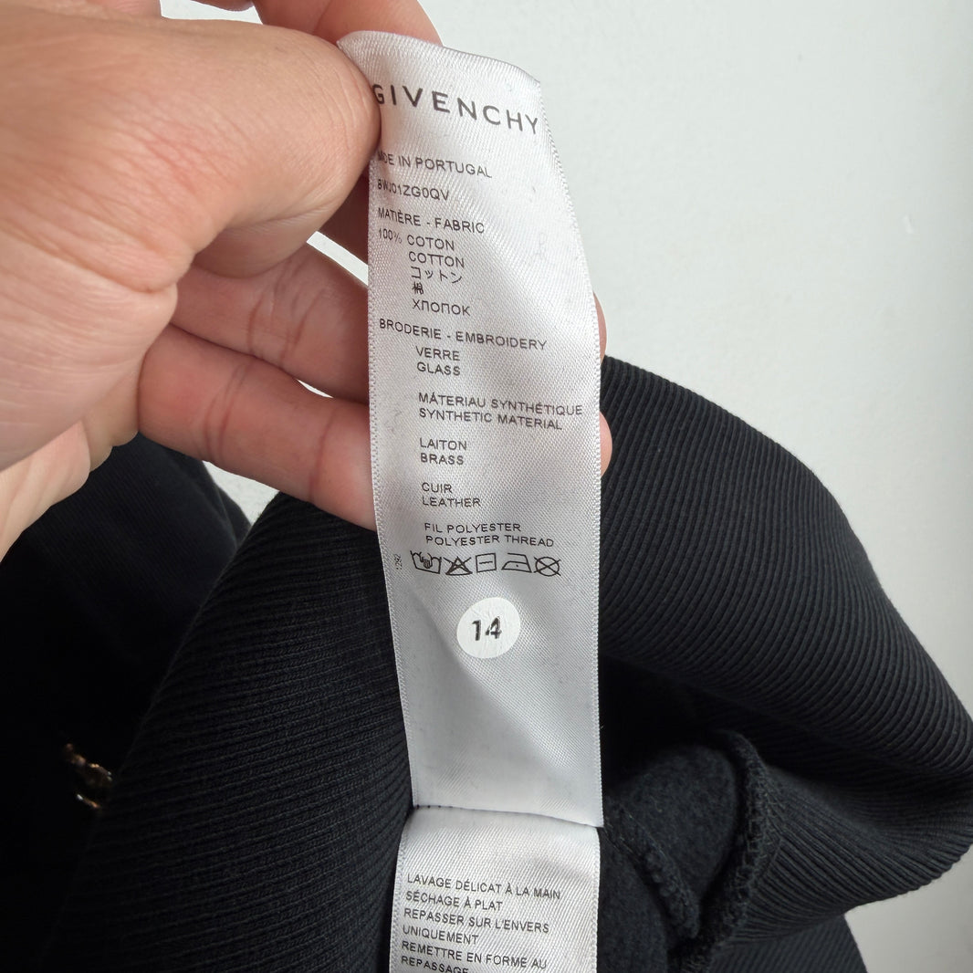 Givenchy Crystal Embellished Hoodie