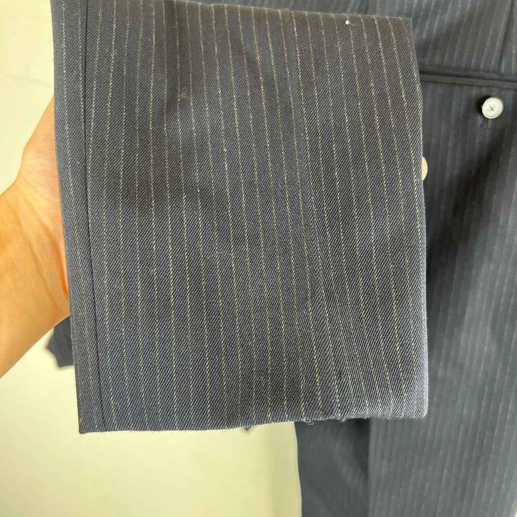 Celine Striped Navy Suit Set