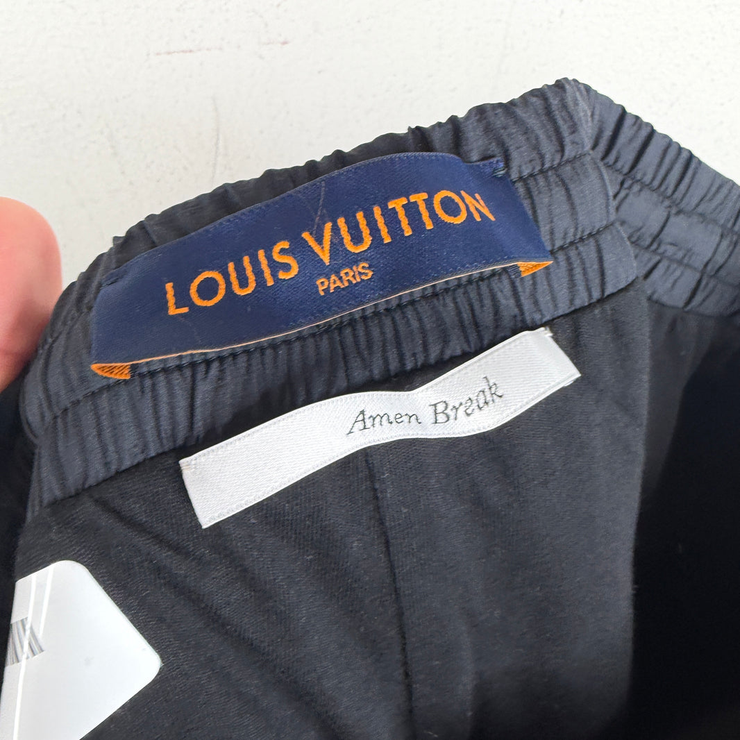 Louis Vuitton Sample Damier Leather Track Pants