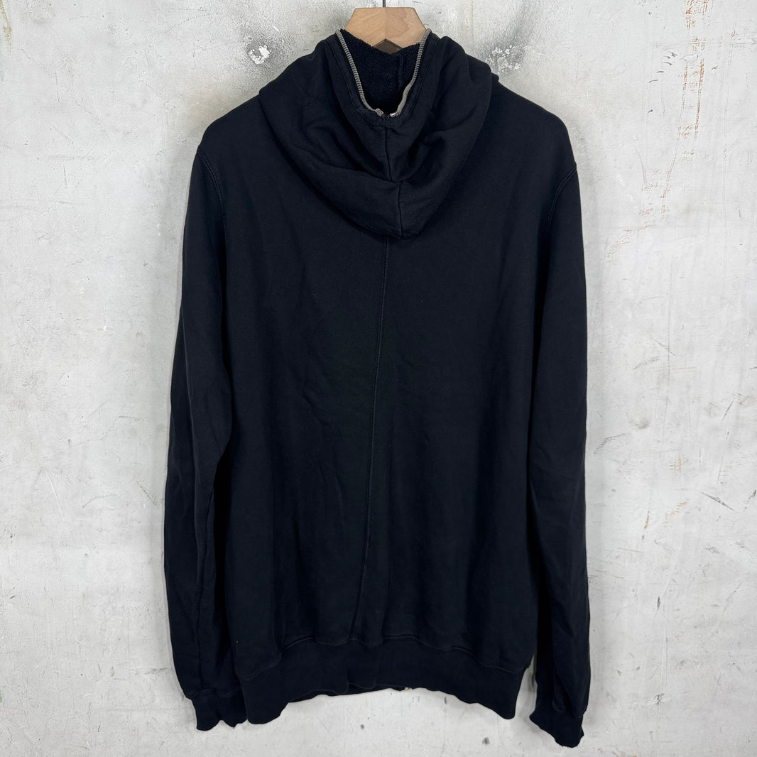 DRKSHDW Black Gimp Zip Hoodie