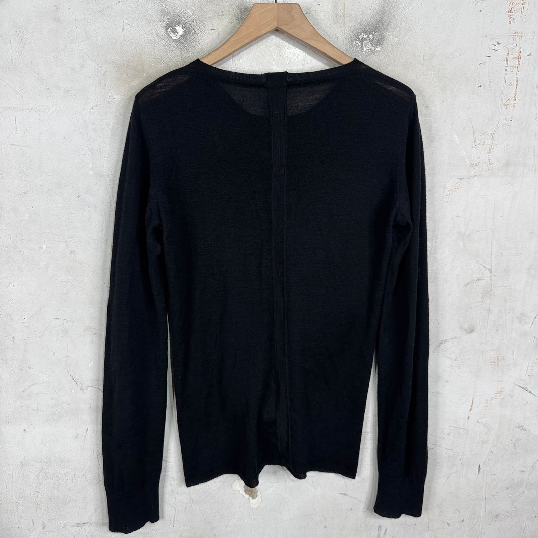 Rick Owens Naska Thin Wool Sweater