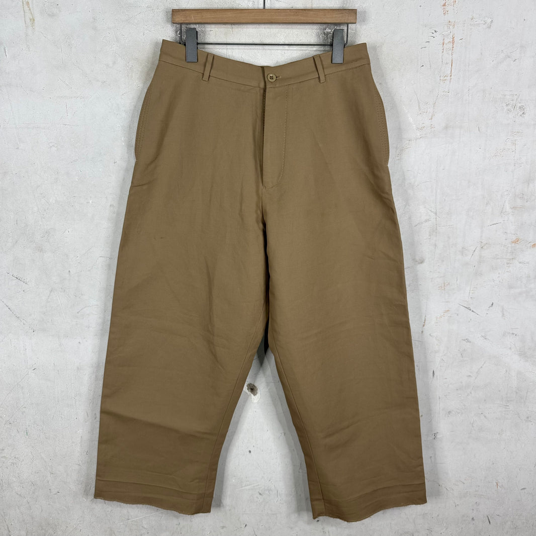 Acne Studios Loose Fit Khaki Trousers