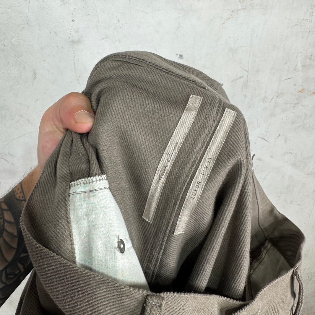 Rick Owens Luxor Dust Bolan Banana Pants
