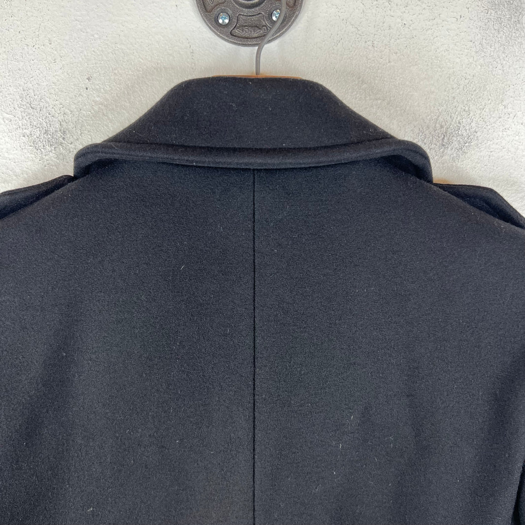 Saint Laurent Button Up Wool Coat